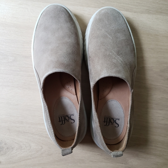 ♡ Sofft Potina Sneaker Taupe sz 8.5 - Picture 9 of 9